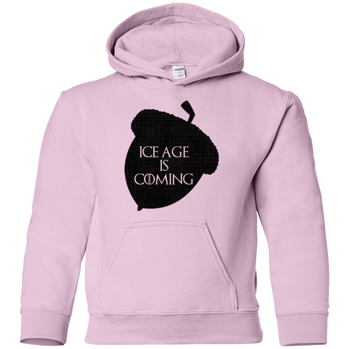 Sweatshirts Light Pink / YS Ice coming Youth Hoodie