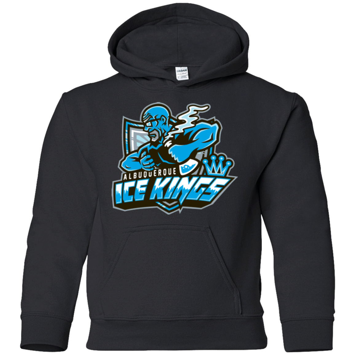 Sweatshirts Black / YS Ice Kings Youth Hoodie