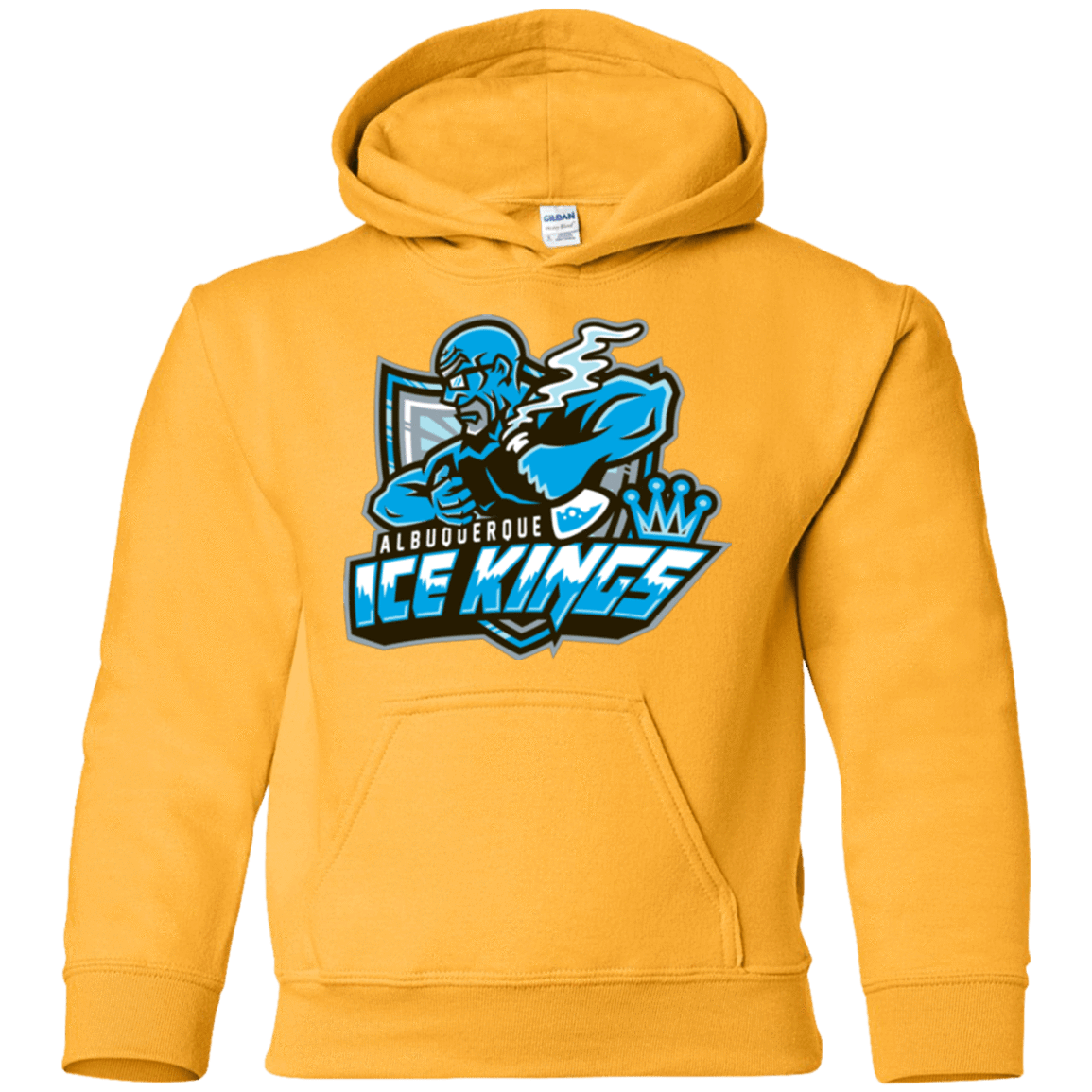 Sweatshirts Gold / YS Ice Kings Youth Hoodie