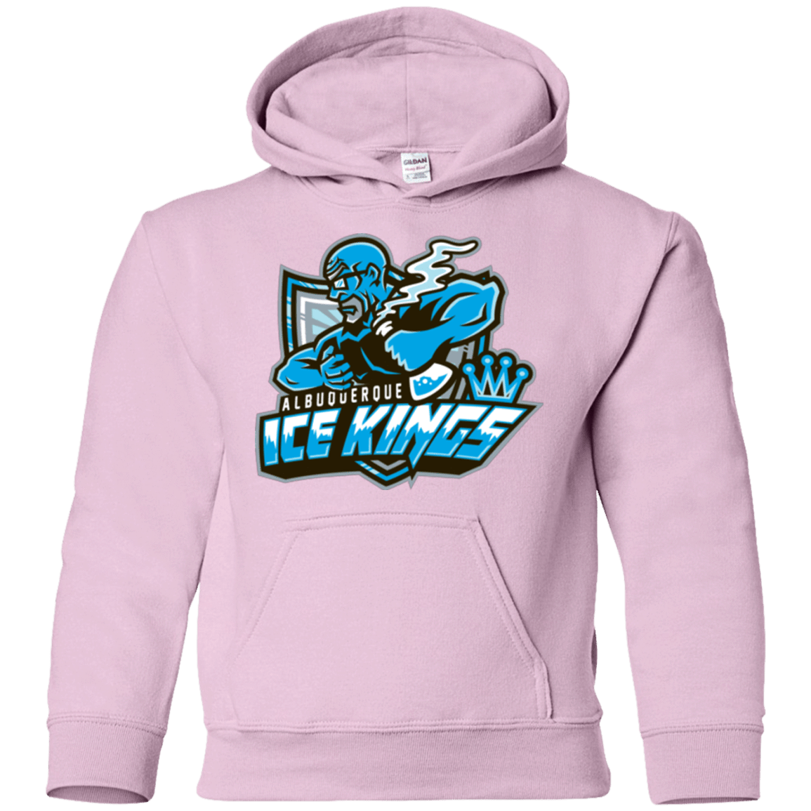 Sweatshirts Light Pink / YS Ice Kings Youth Hoodie