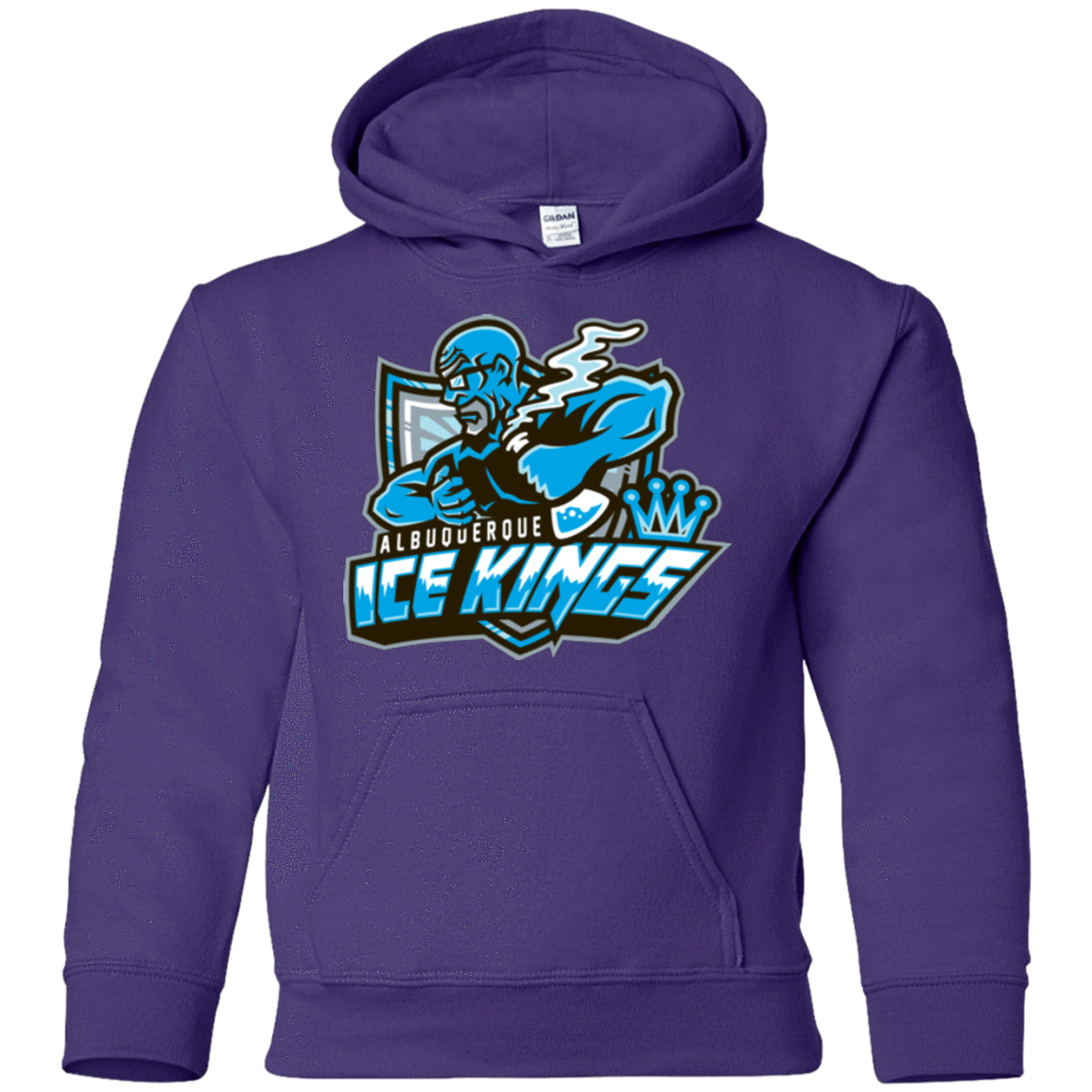 Sweatshirts Purple / YS Ice Kings Youth Hoodie