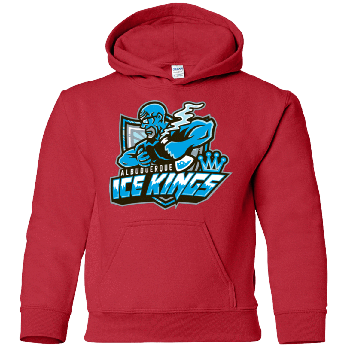 Sweatshirts Red / YS Ice Kings Youth Hoodie