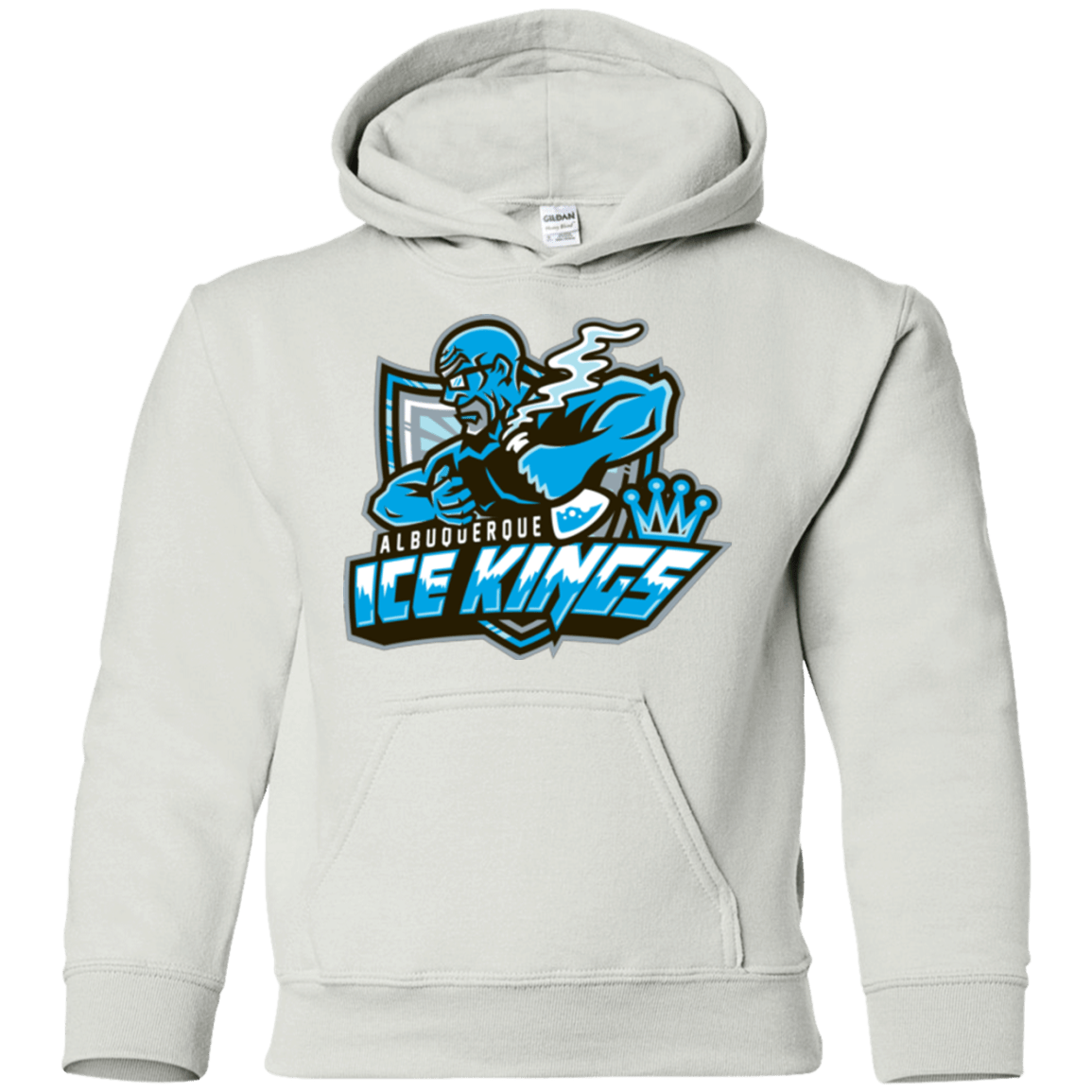 Sweatshirts White / YS Ice Kings Youth Hoodie