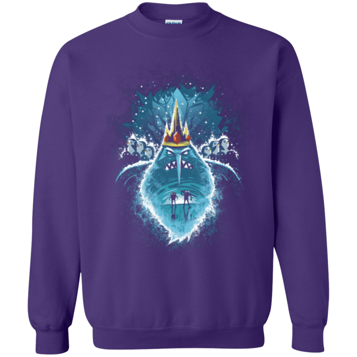 Sweatshirts Purple / S Ice Nightmare Crewneck Sweatshirt