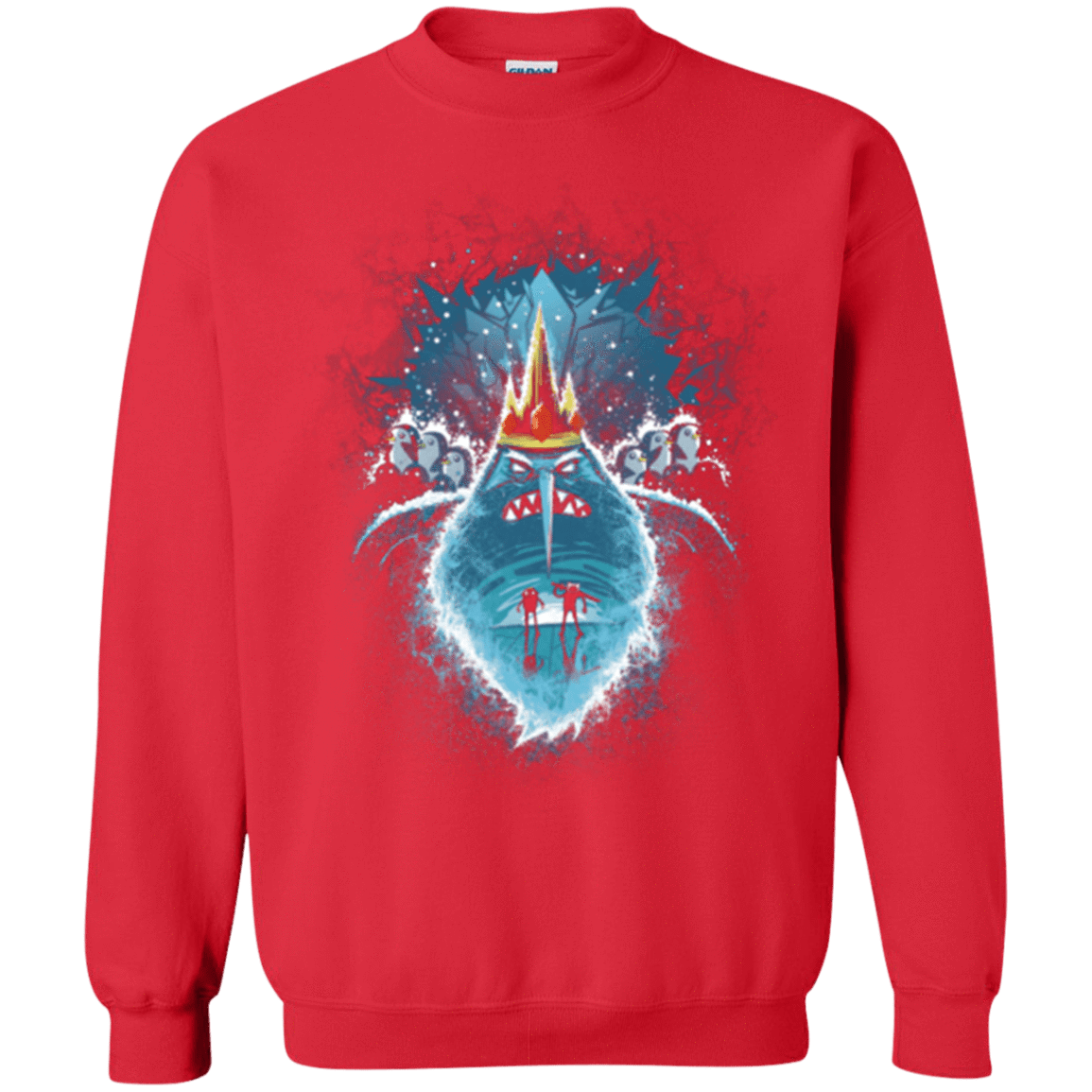 Sweatshirts Red / S Ice Nightmare Crewneck Sweatshirt