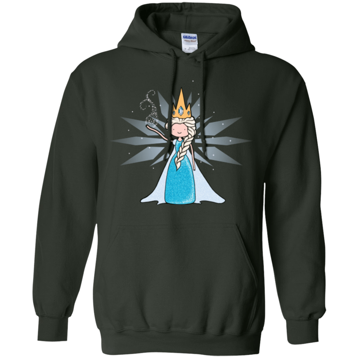 Sweatshirts Forest Green / Small Ice Queen Pullover Hoodie