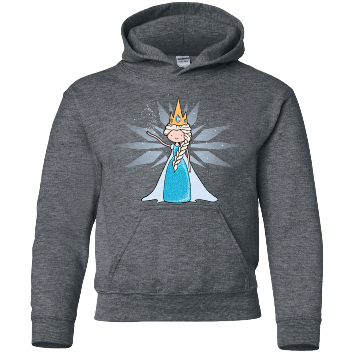 Sweatshirts Dark Heather / YS Ice Queen Youth Hoodie