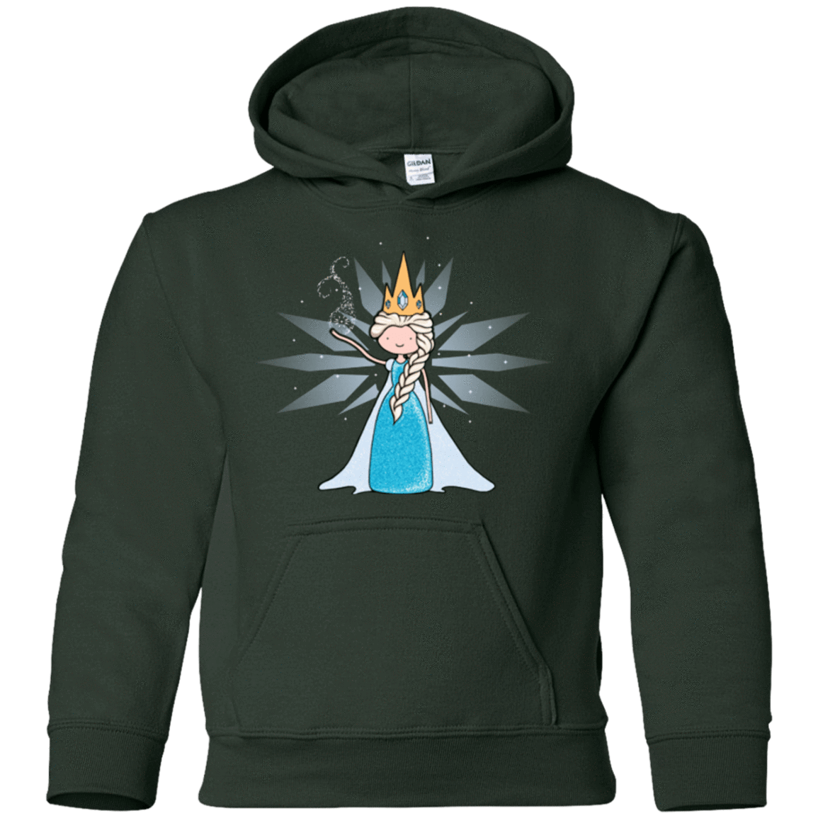 Sweatshirts Forest Green / YS Ice Queen Youth Hoodie