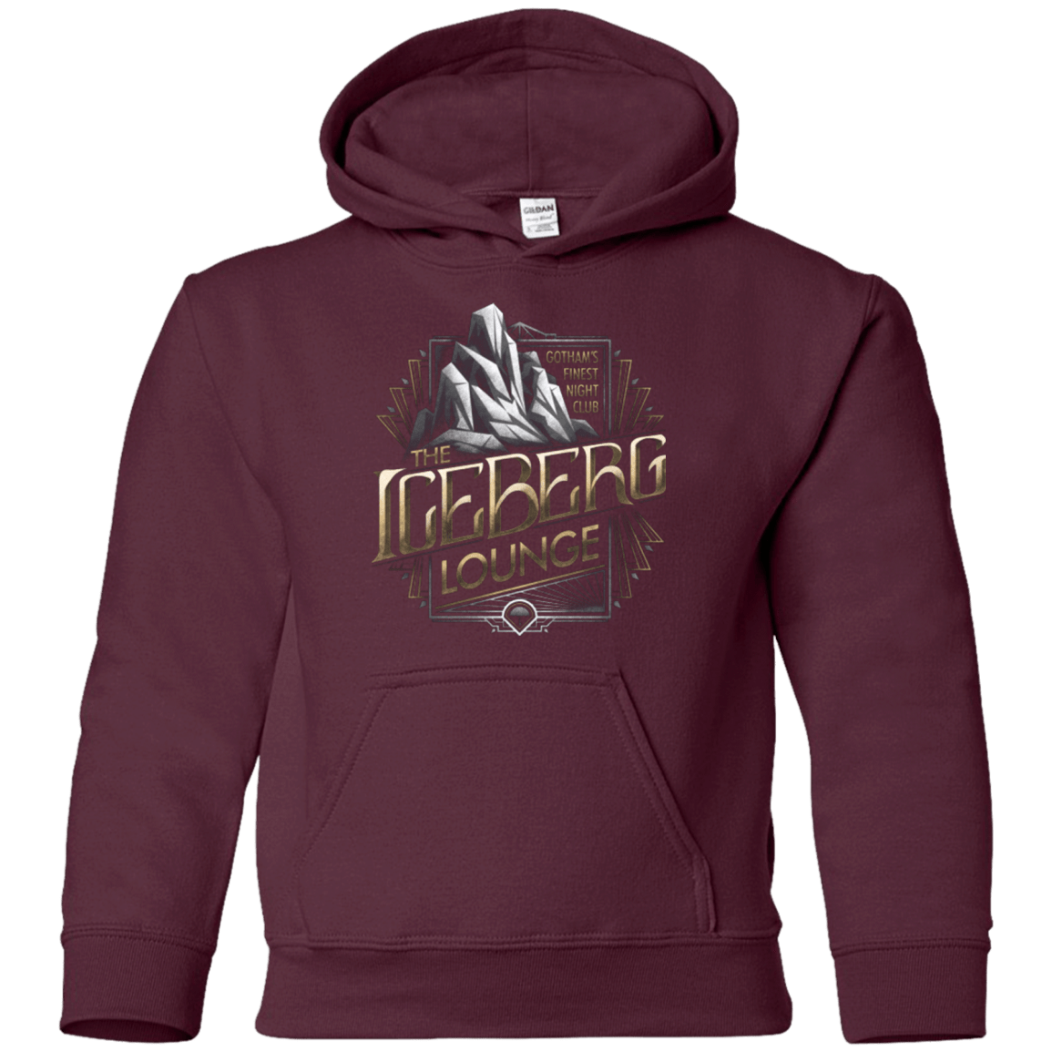 Sweatshirts Maroon / YS Iceberg Lounge Youth Hoodie