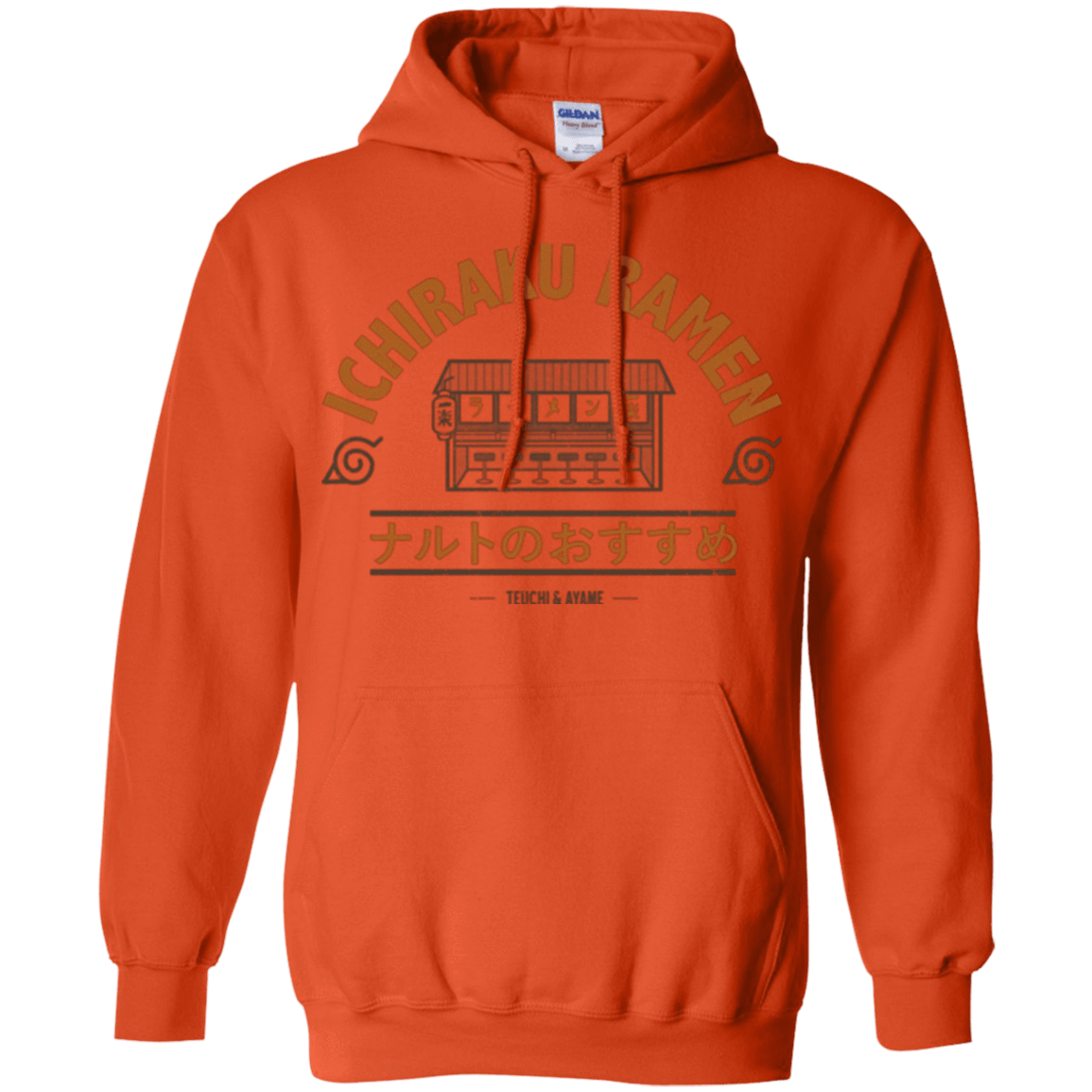 Sweatshirts Orange / Small Ichiraku Pullover Hoodie