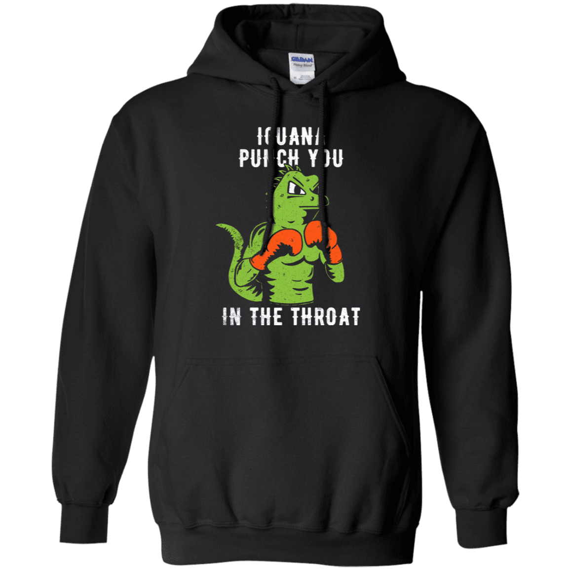 Sweatshirts Black / S Iguana Punch You Pullover Hoodie