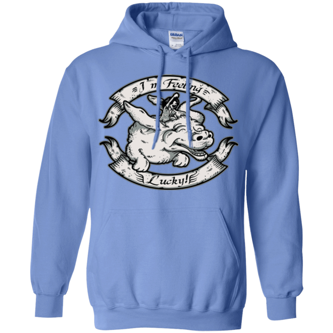 Sweatshirts Carolina Blue / Small IM FEELING LUCKY Pullover Hoodie