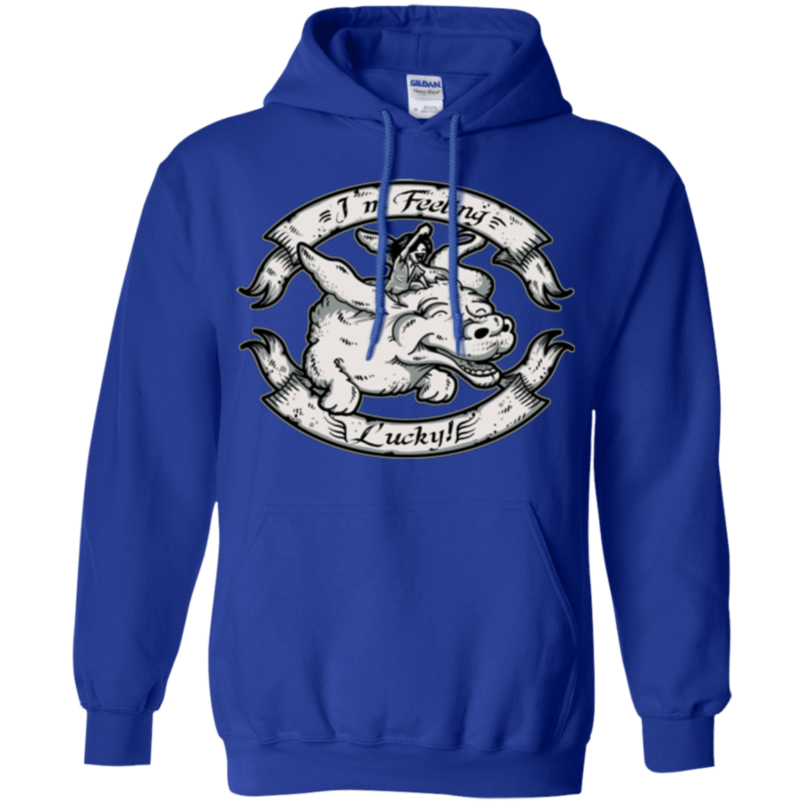 Sweatshirts Royal / Small IM FEELING LUCKY Pullover Hoodie