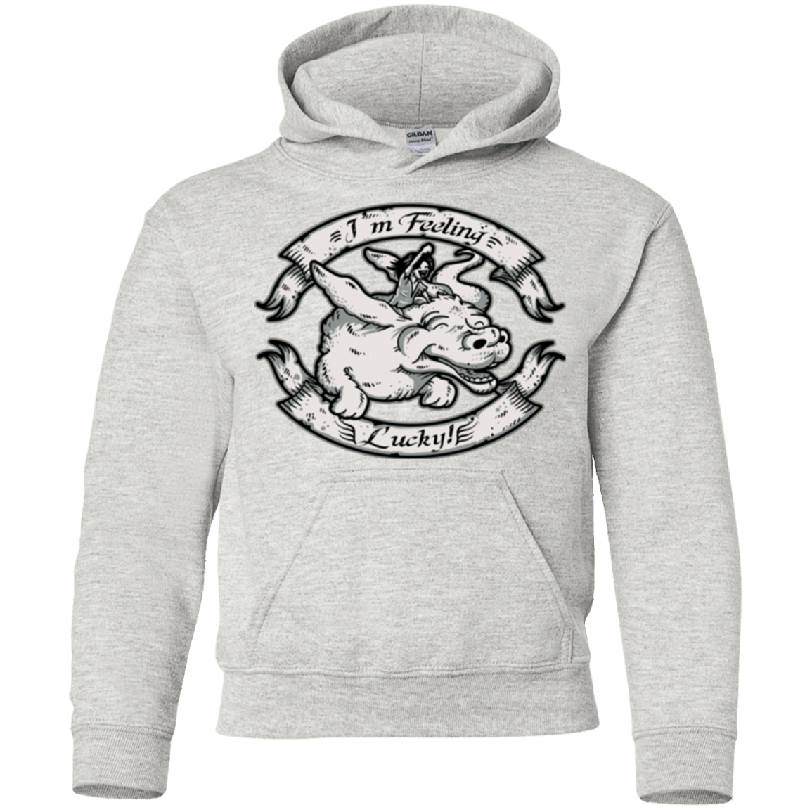 Sweatshirts Ash / YS IM FEELING LUCKY Youth Hoodie