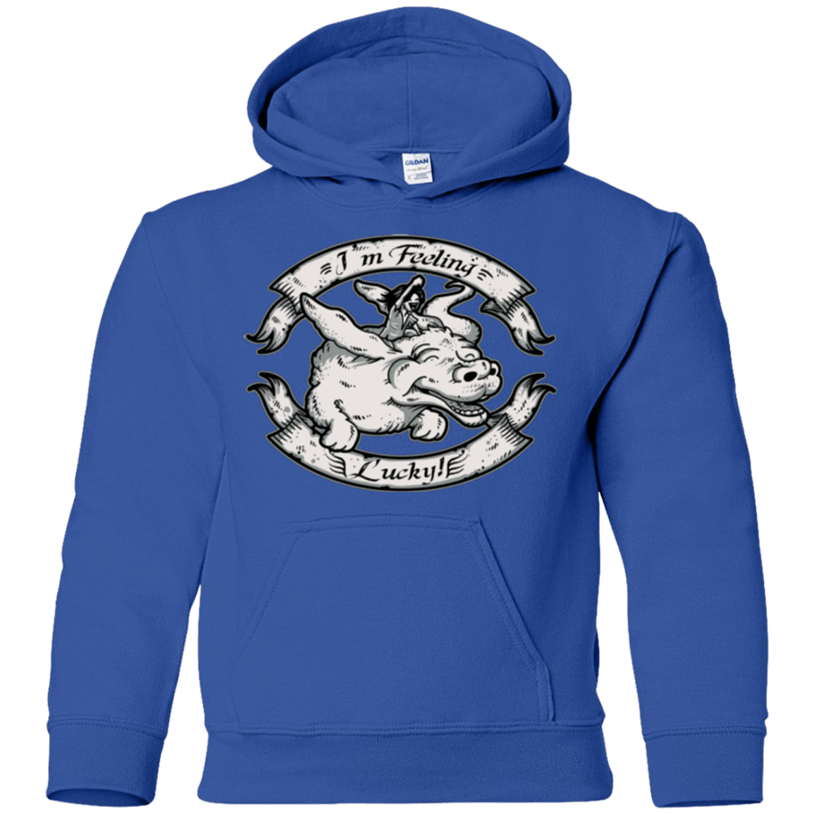 Sweatshirts Royal / YS IM FEELING LUCKY Youth Hoodie