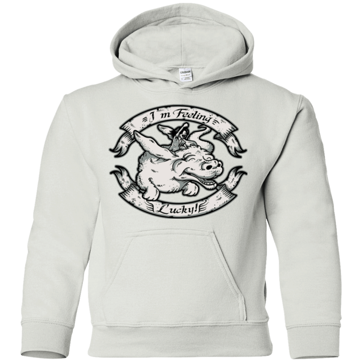 Sweatshirts White / YS IM FEELING LUCKY Youth Hoodie