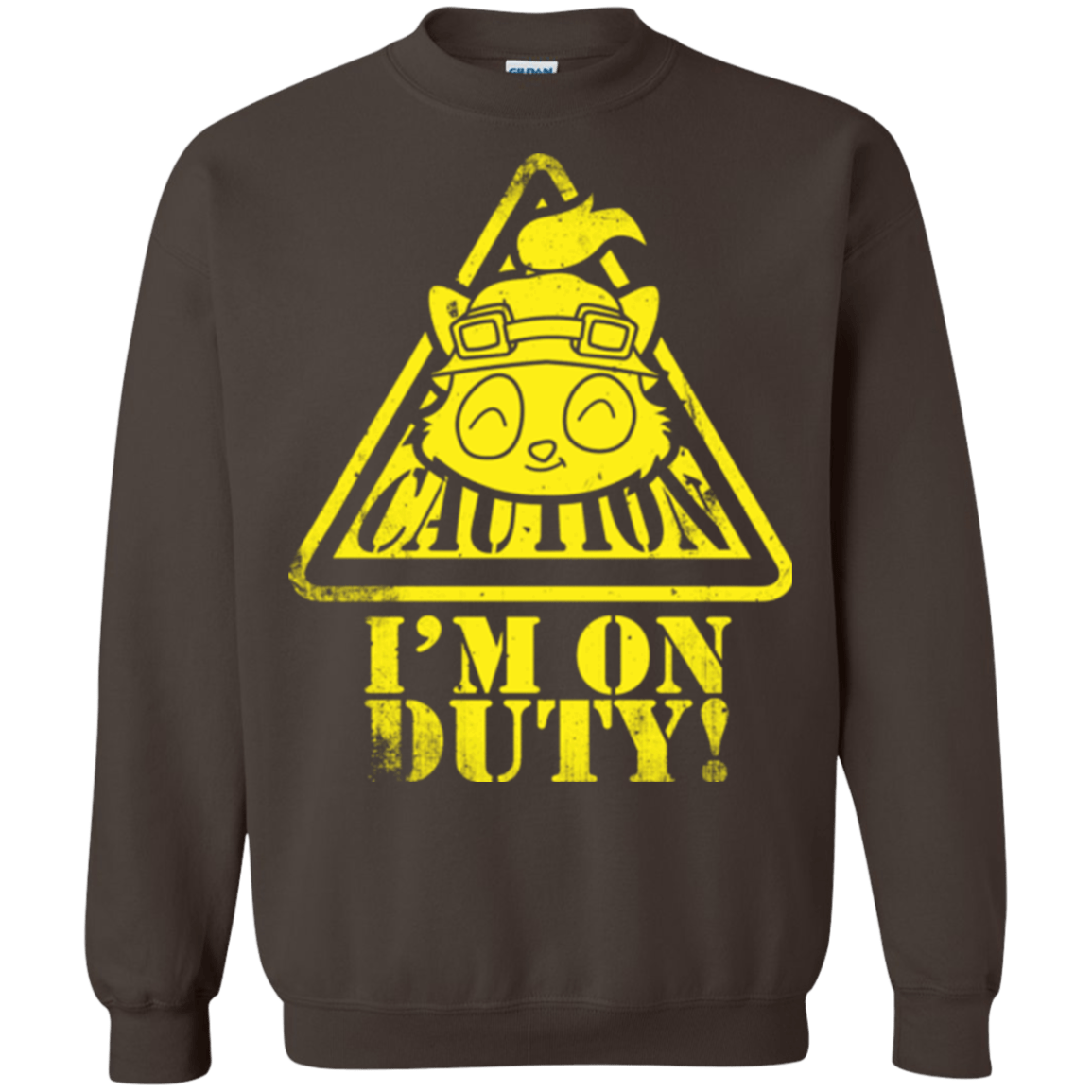 Sweatshirts Dark Chocolate / Small Im on duty Crewneck Sweatshirt