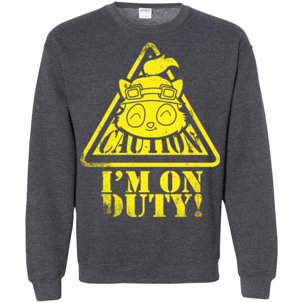 Sweatshirts Dark Heather / Small Im on duty Crewneck Sweatshirt