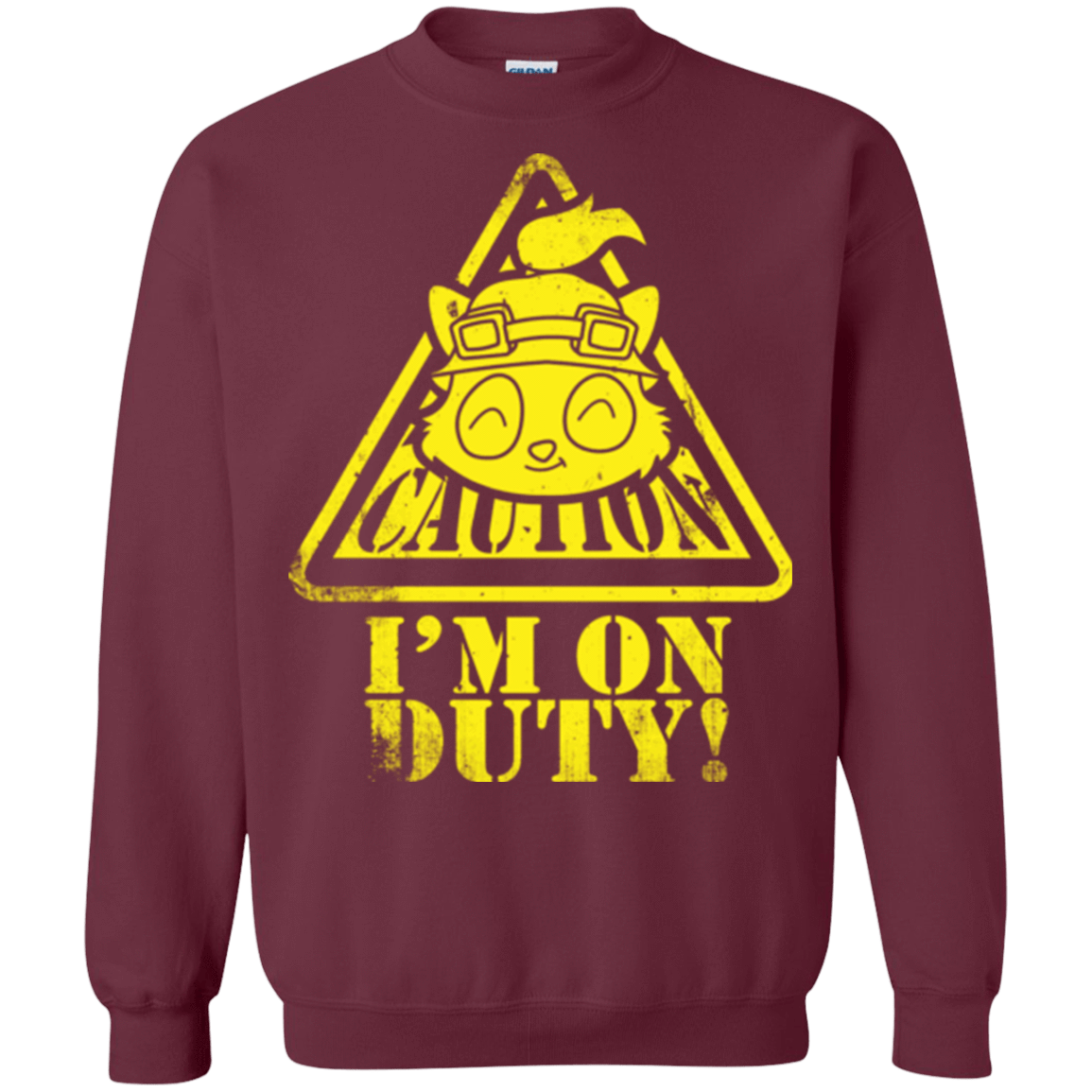 Sweatshirts Maroon / Small Im on duty Crewneck Sweatshirt