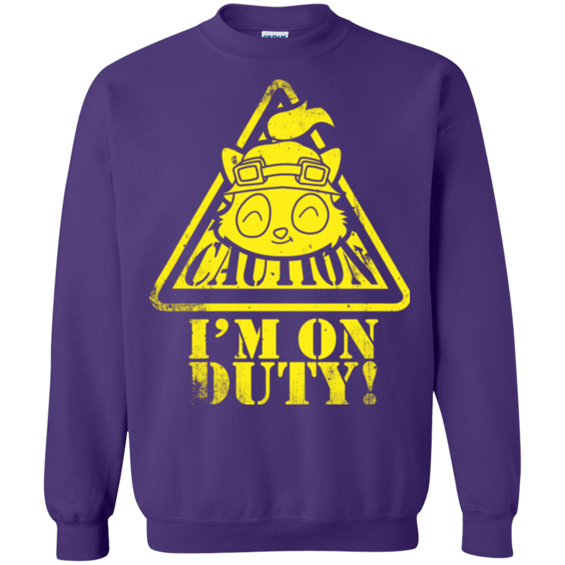 Sweatshirts Purple / Small Im on duty Crewneck Sweatshirt