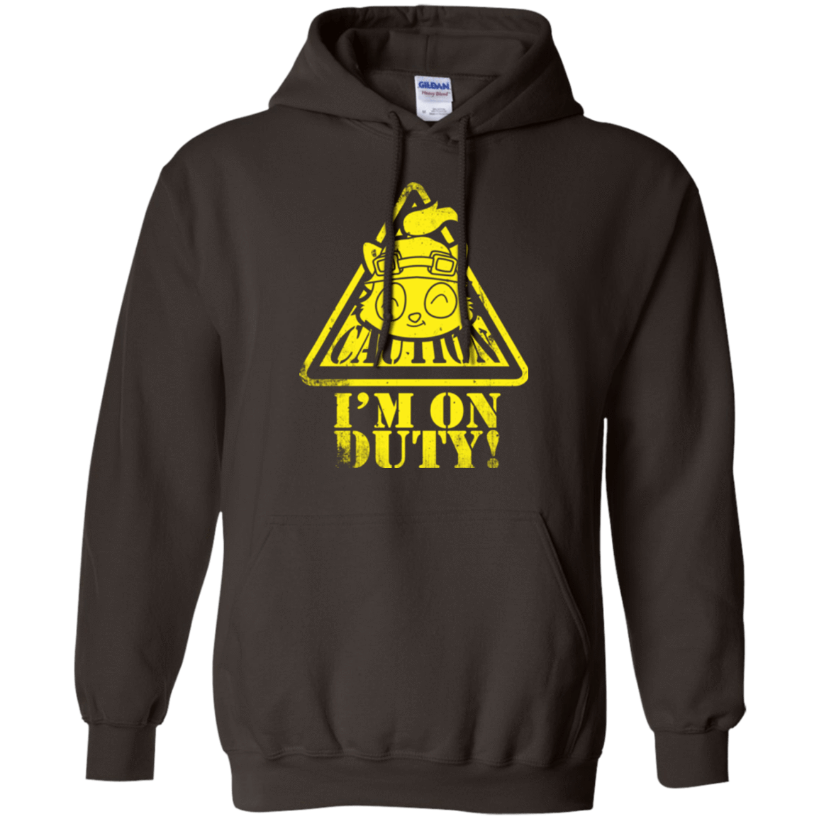 Sweatshirts Dark Chocolate / Small Im on duty Pullover Hoodie