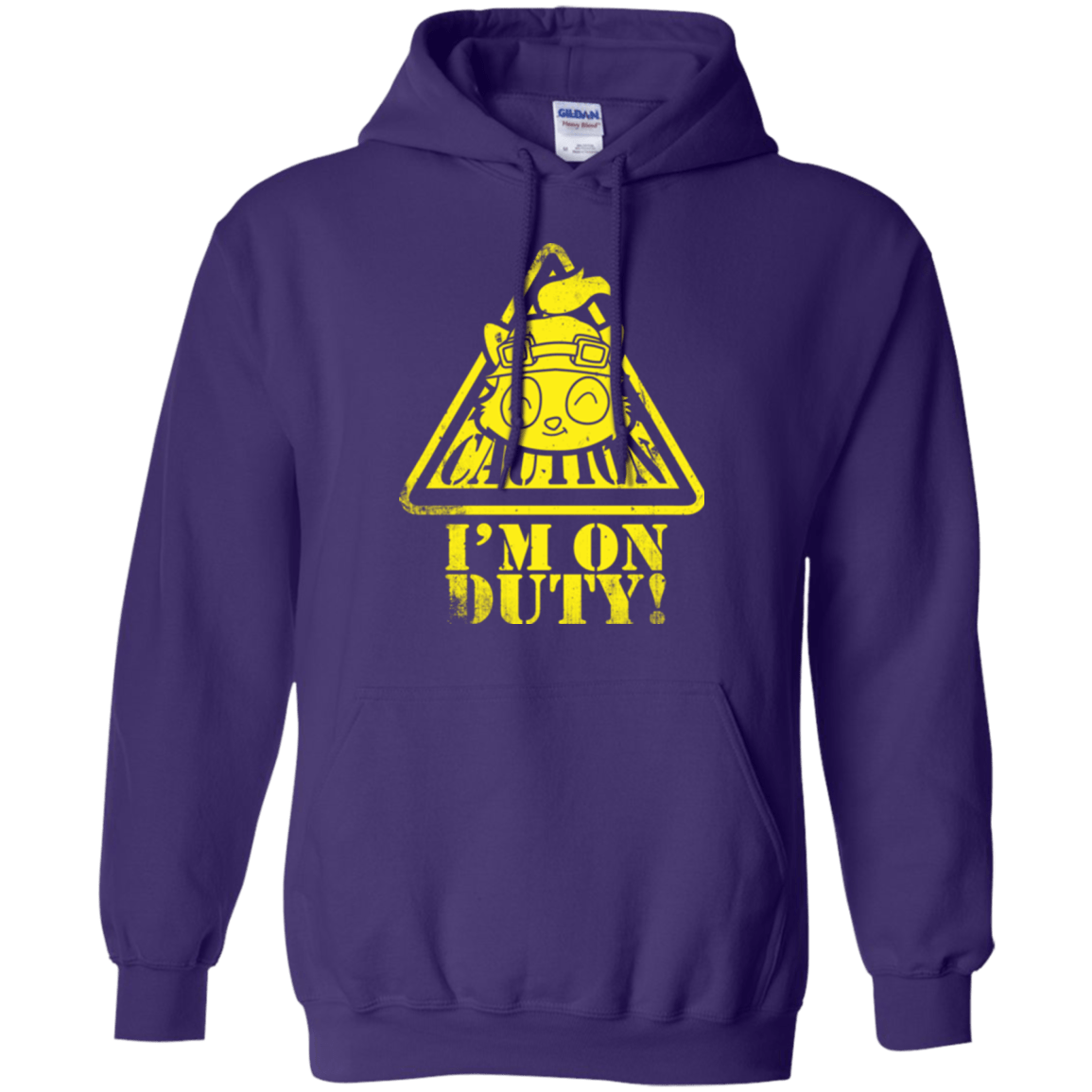 Sweatshirts Purple / Small Im on duty Pullover Hoodie