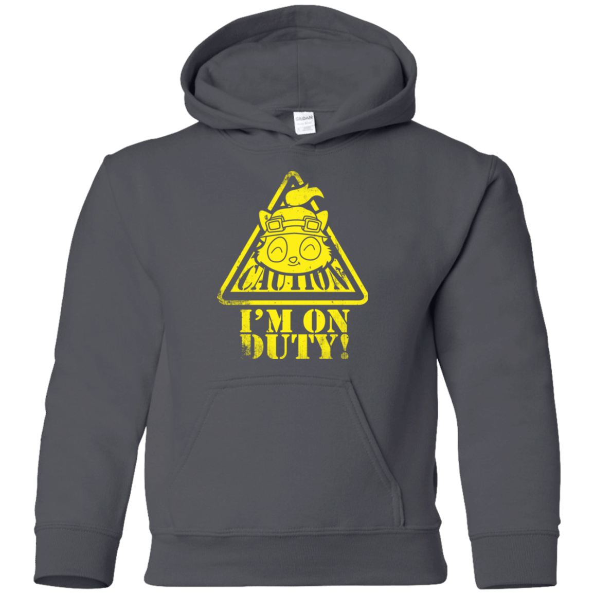 Sweatshirts Charcoal / YS Im on duty Youth Hoodie