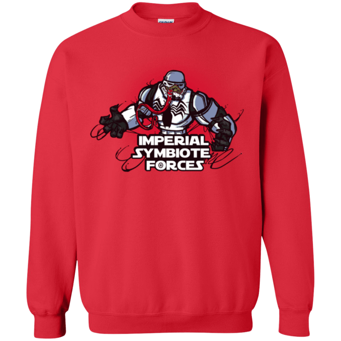 Sweatshirts Red / S Imperial Symbiote Forces Crewneck Sweatshirt