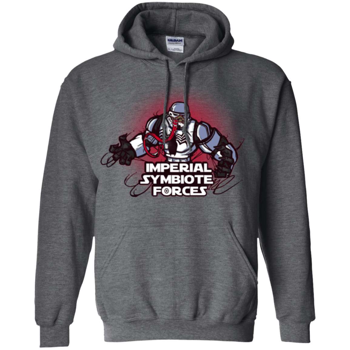 Sweatshirts Dark Heather / S Imperial Symbiote Forces Pullover Hoodie