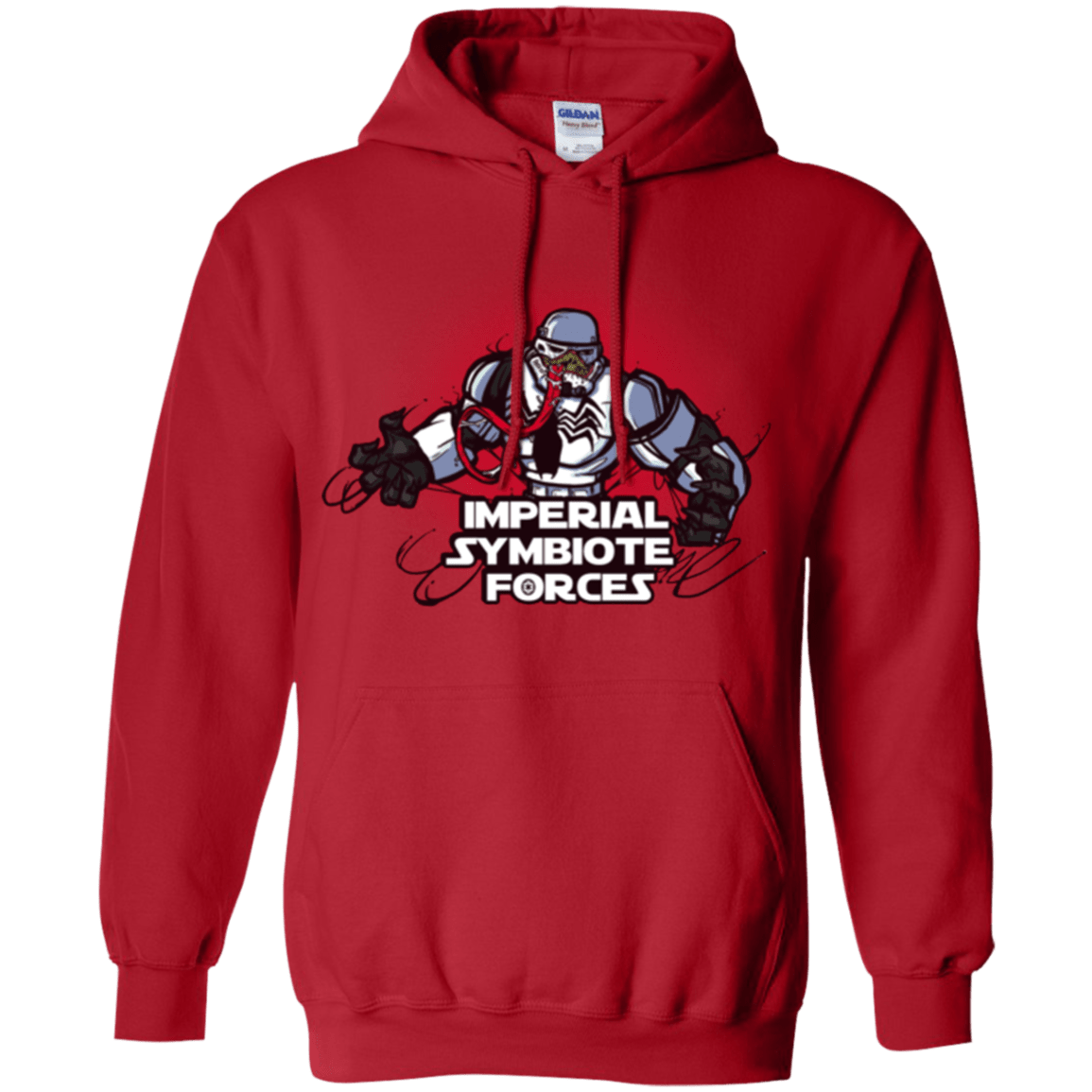 Sweatshirts Red / S Imperial Symbiote Forces Pullover Hoodie