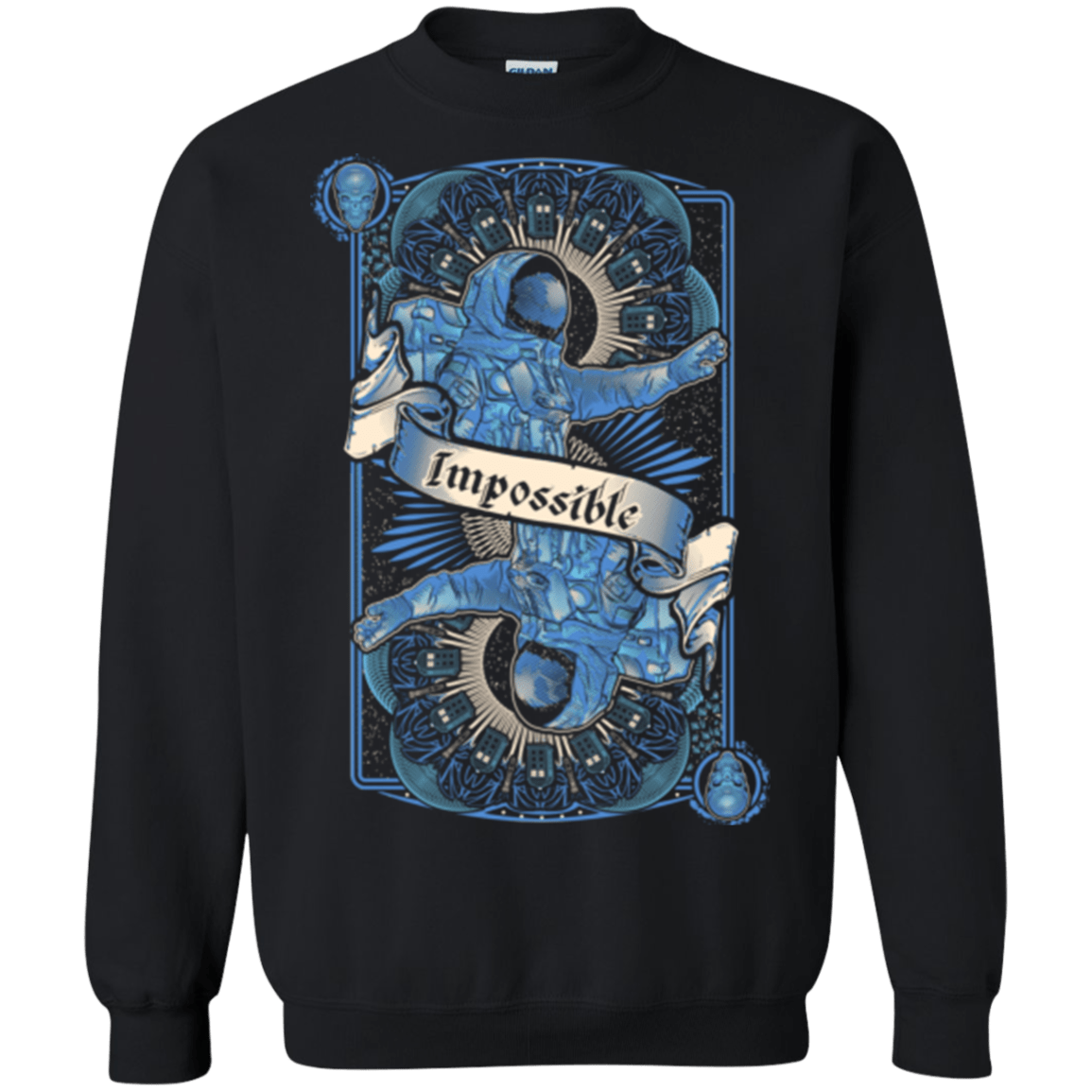 Sweatshirts Black / Small Impossible Astronaut Crewneck Sweatshirt