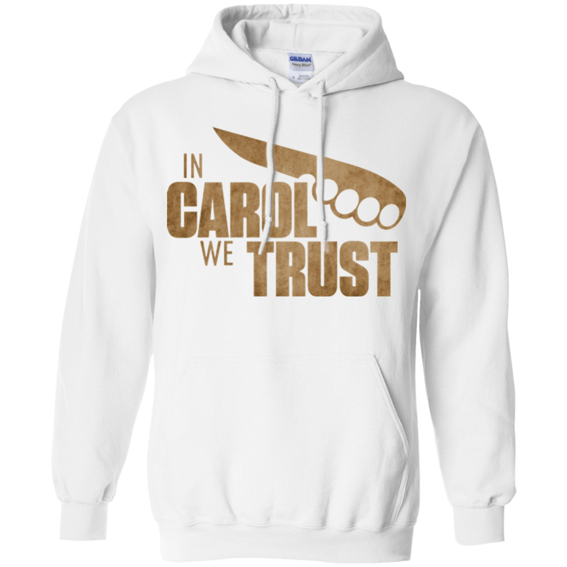 Sweatshirts White / Small In Carol We Trust Pullover Hoodie