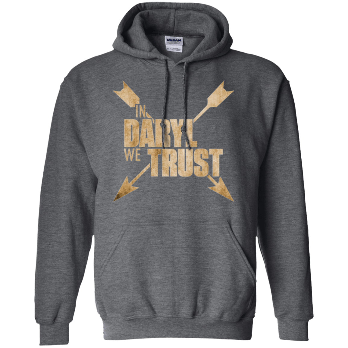Sweatshirts Dark Heather / Small In Daryl We Trust Pullover Hoodie