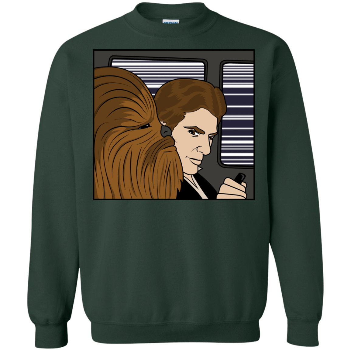 Sweatshirts Forest Green / S In the Falcon! Crewneck Sweatshirt