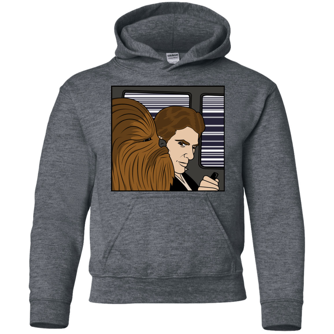 Sweatshirts Dark Heather / YS In the Falcon! Youth Hoodie