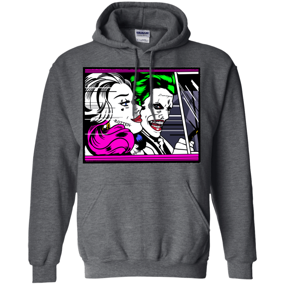 Sweatshirts Dark Heather / Small In The Jokecar Pullover Hoodie