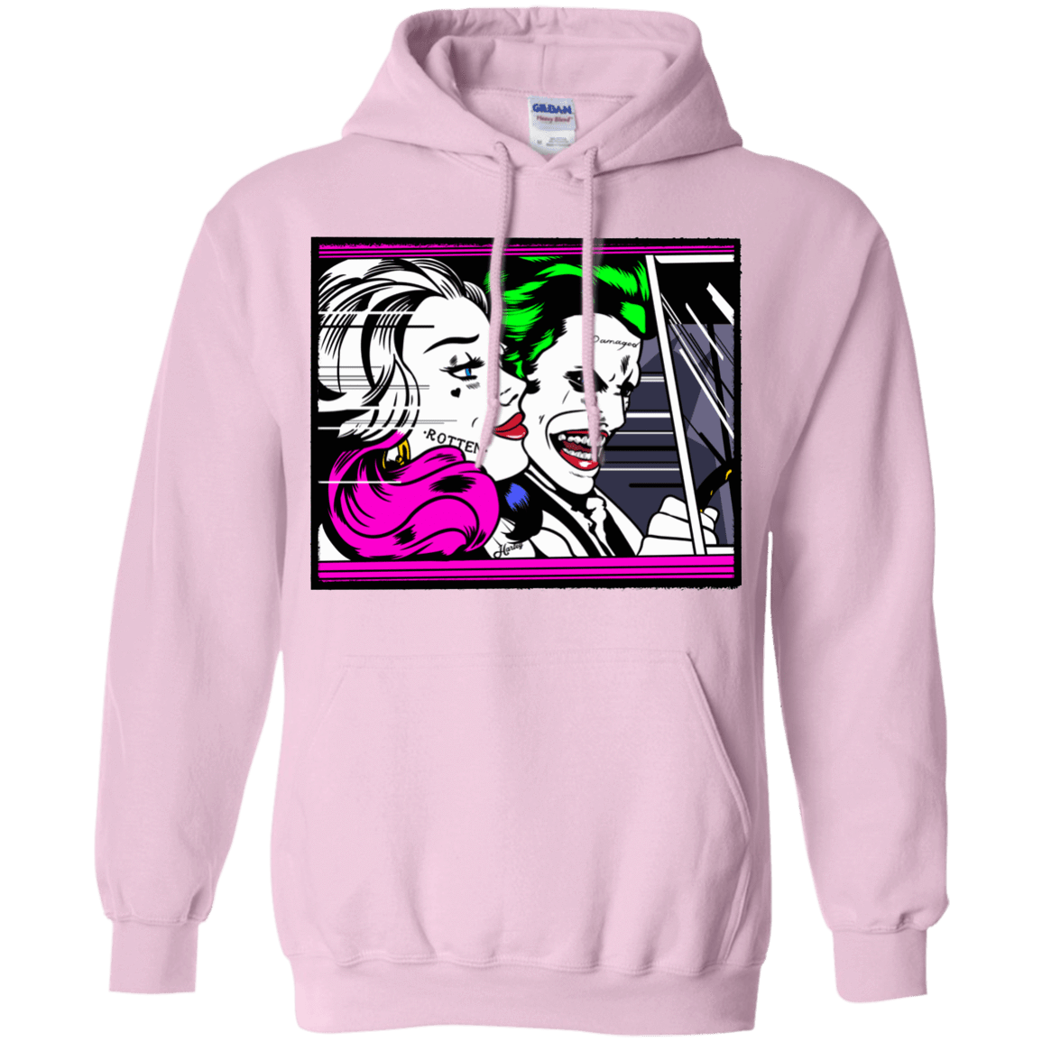 Sweatshirts Light Pink / Small In The Jokecar Pullover Hoodie