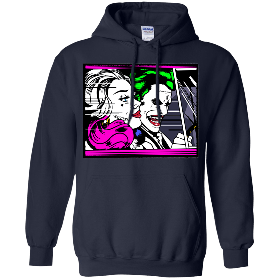 Sweatshirts Navy / Small In The Jokecar Pullover Hoodie