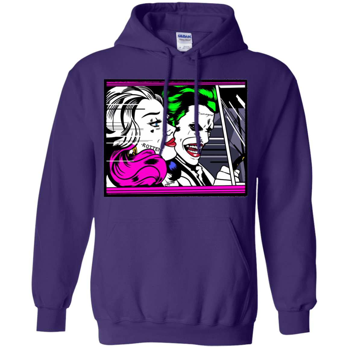Sweatshirts Purple / Small In The Jokecar Pullover Hoodie