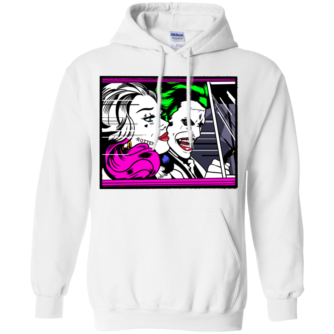 Sweatshirts White / Small In The Jokecar Pullover Hoodie