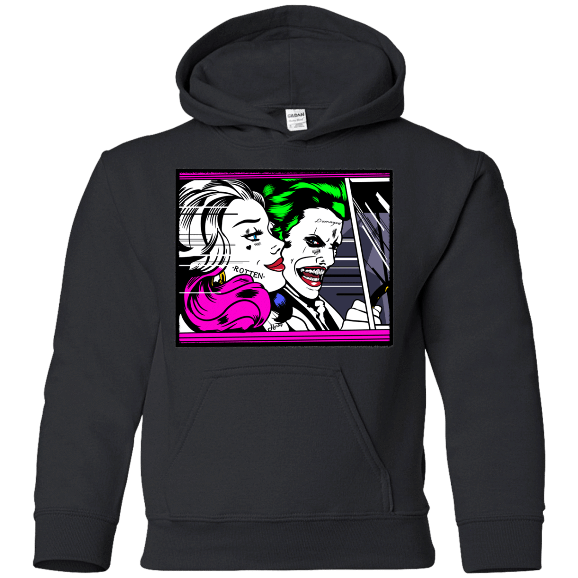 Sweatshirts Black / YS In The Jokecar Youth Hoodie