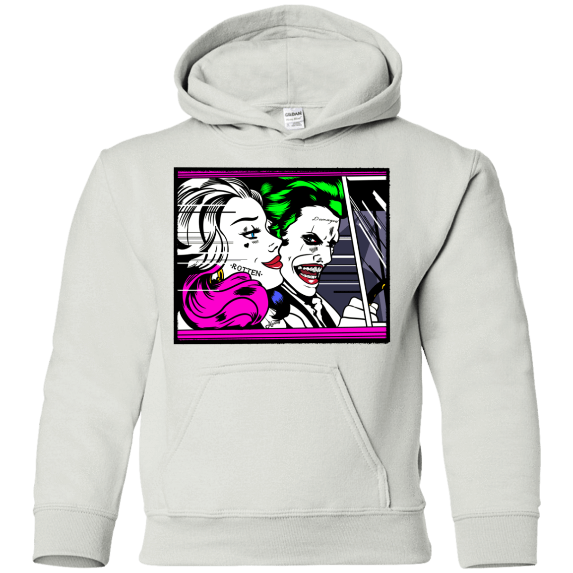 Sweatshirts White / YS In The Jokecar Youth Hoodie