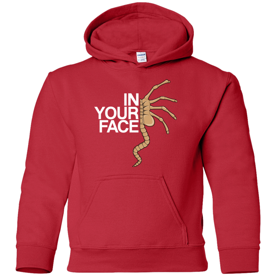 Sweatshirts Red / YS IN YOUR FACE Youth Hoodie