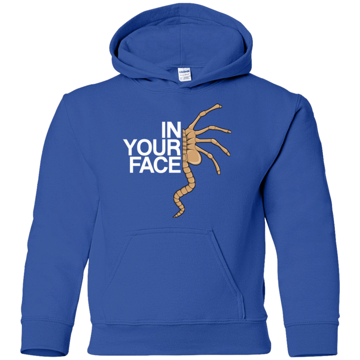 Sweatshirts Royal / YS IN YOUR FACE Youth Hoodie
