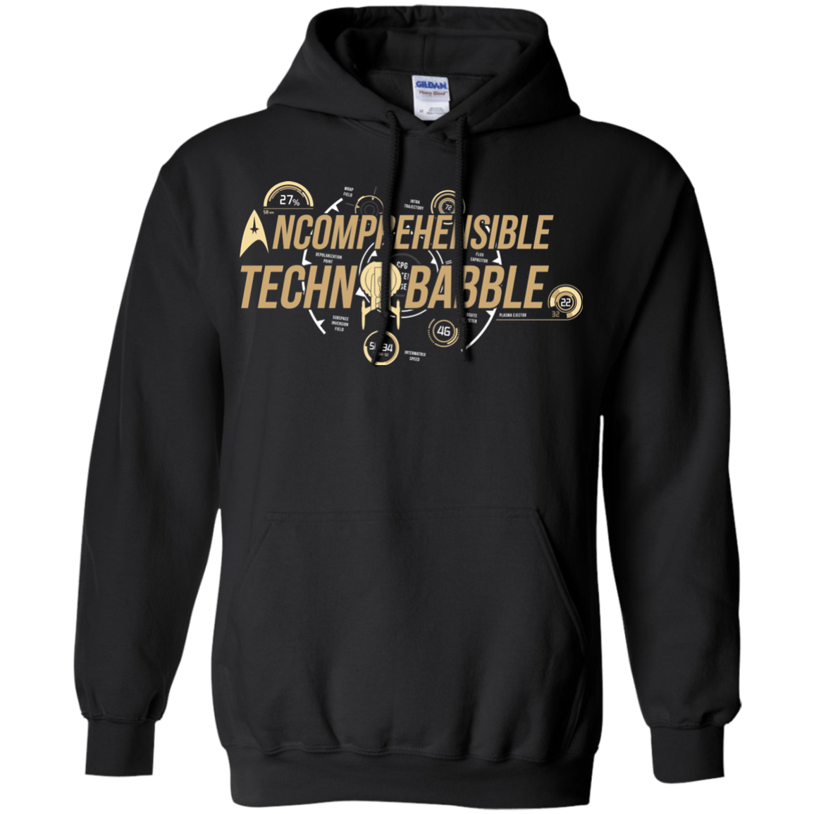 Sweatshirts Black / S Incombrehensible Technobabble Pullover Hoodie
