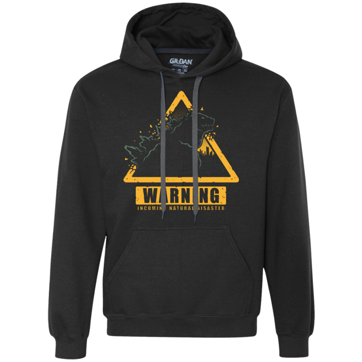 Sweatshirts Black / Small Incoming Natural Disaster Premium Fleece Hoodie