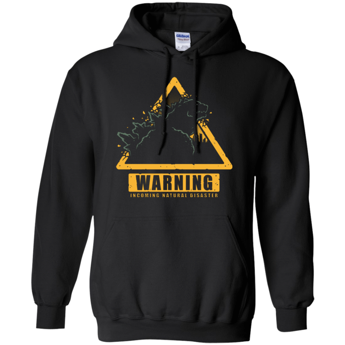 Sweatshirts Black / Small Incoming Natural Disaster Pullover Hoodie