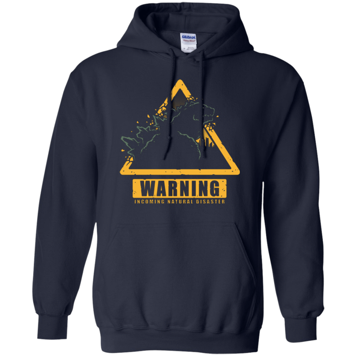 Sweatshirts Navy / Small Incoming Natural Disaster Pullover Hoodie