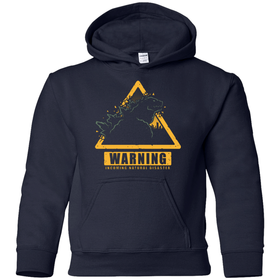 Sweatshirts Navy / YS Incoming Natural Disaster Youth Hoodie