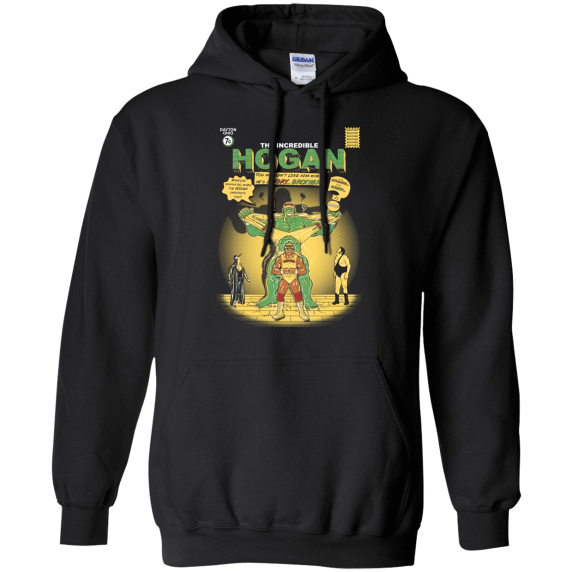 Sweatshirts Black / Small Incredible Hogan Pullover Hoodie